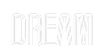 Custom Neon Text - Dream