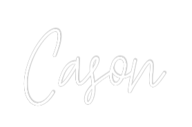 Custom Neon Text - Cason