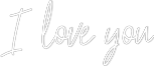 Custom Neon Text - I love you