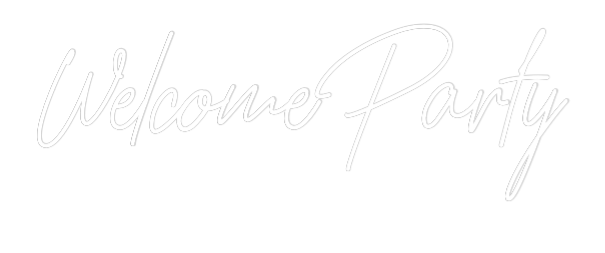 Custom Neon Text - WelcomeParty