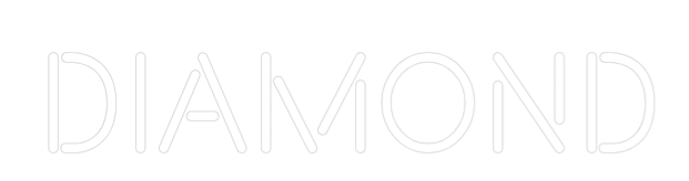 Custom Neon Text - Diamond