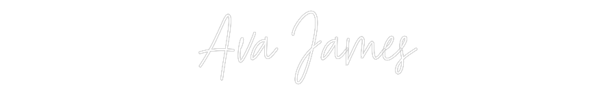 Custom Neon Text - Ava James
