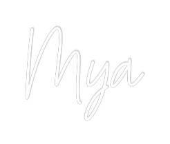 Custom Neon Text - Mya