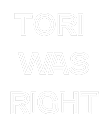 Custom Neon Text - Tori
Was
R...