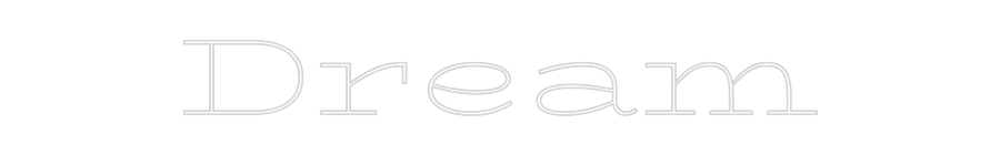 Custom Neon Text - Dream