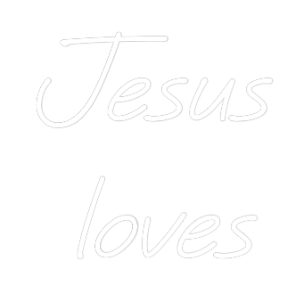Custom Neon Text - Jesus
loves