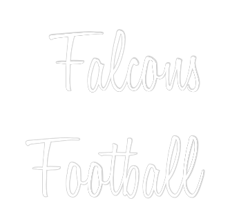Custom Neon Text - Falcons
Foot...