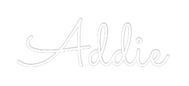Custom Neon Text - Addie
