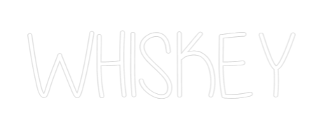 Custom Neon Text - WHISKEY