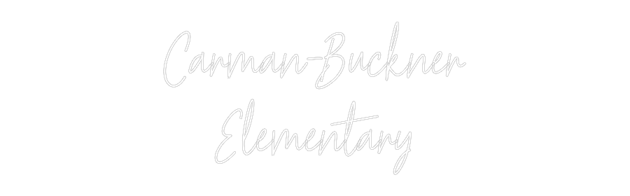 Custom Neon Text - Carman-Buckne...