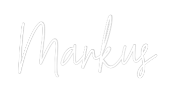 Custom Neon Text - Markus