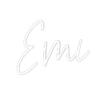 Custom Neon Text - Emi