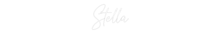 Custom Neon Text - Stella