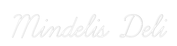 Custom Neon Text - Mindelis Deli