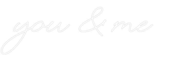 Custom Neon Text - You & Me