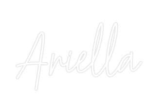 Custom Neon Text - Ariella