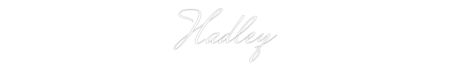 Custom Neon Text - Hadley