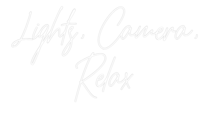 Custom Neon Text - Lights, Camer...