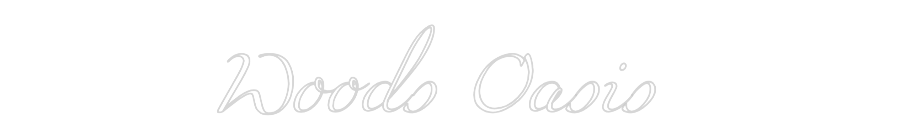 Custom Neon Text - Woods Oasis