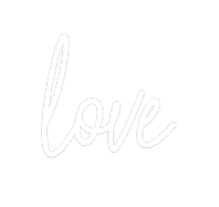 Custom Neon Text - love