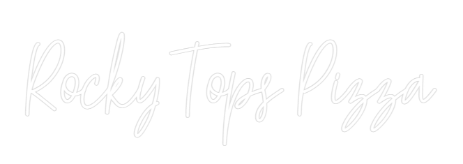 Custom Neon Text - Rocky Tops Pi...