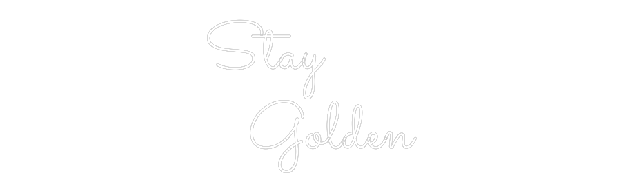 Custom Neon Text - Stay
Gol...