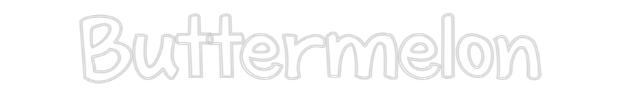 Custom Neon Text - Buttermelon