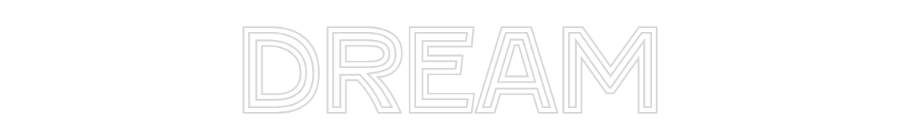 Custom Neon Text - Dream