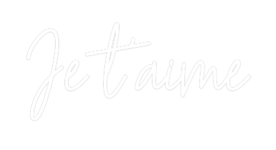 Custom Neon Text - Je t'aime