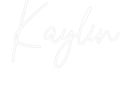 Custom Neon Text - Kaylin