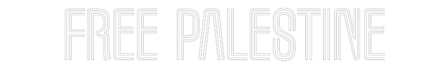 Custom Neon Text - Free Palestine