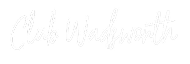 Custom Neon Text - Club Wadsworth