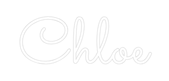 Custom Neon Text - Chloe
