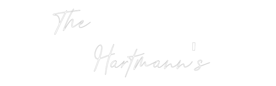 Custom Neon Text - The
   Hartm...