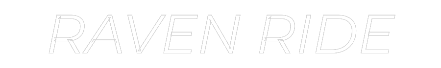 Custom Neon Text - RAVEN RIDE