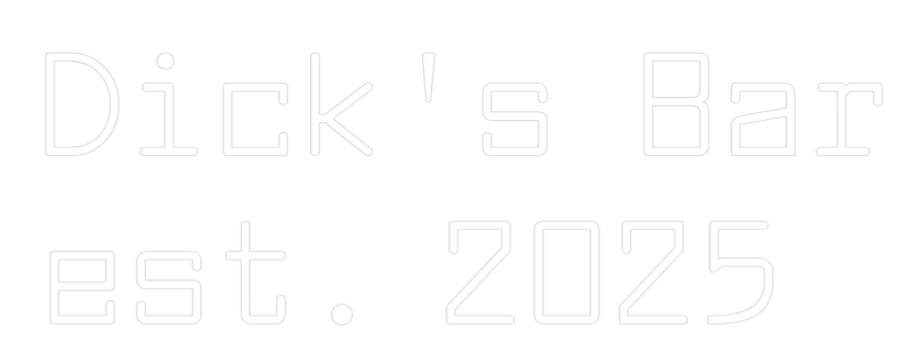 Custom Neon Text - Dick's Bar
e...