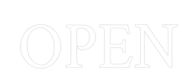 Custom Neon Text - OPEN