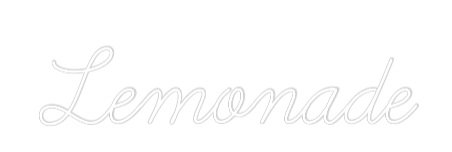 Custom Neon Text - Lemonade