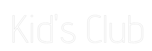 Custom Neon Text - Kid's Club