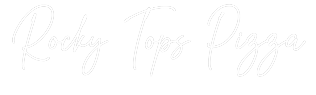 Custom Neon Text - Rocky Tops Pi...