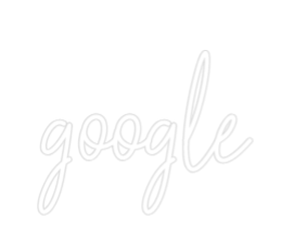 Custom Neon Text - google