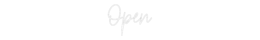 Custom Neon Text - Open