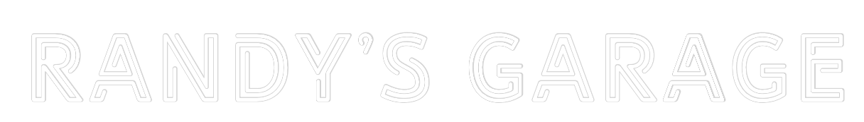 Custom Neon Text - RANDY’S GARAGE