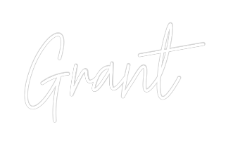 Custom Neon Text - Grant