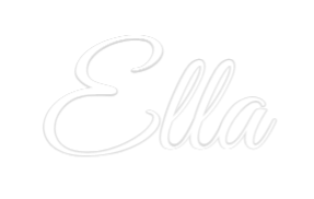 Custom Neon Text - Ella