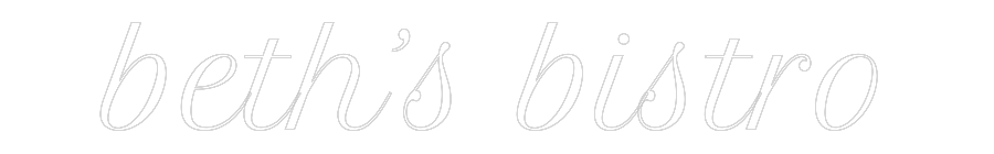 Custom Neon Text - beth’s bistro
