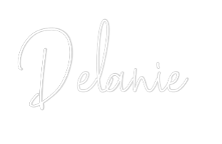 Custom Neon Text - Delanie