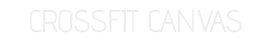 Custom Neon Text - CROSSFIT CANVAS