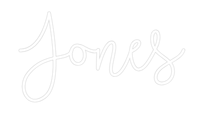 Custom Neon Text - Jones