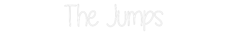 Custom Neon Text - The Jumps